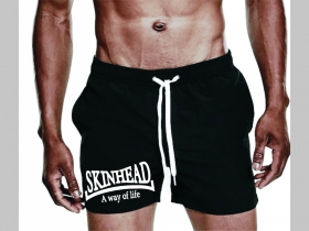 Skinhead a Way of Life plavky s motívom - plavkové pánske kraťasy s pohodlnou gumou v páse a šnúrkou na dotiahnutie vhodné aj ako klasické kraťasy na voľný čas